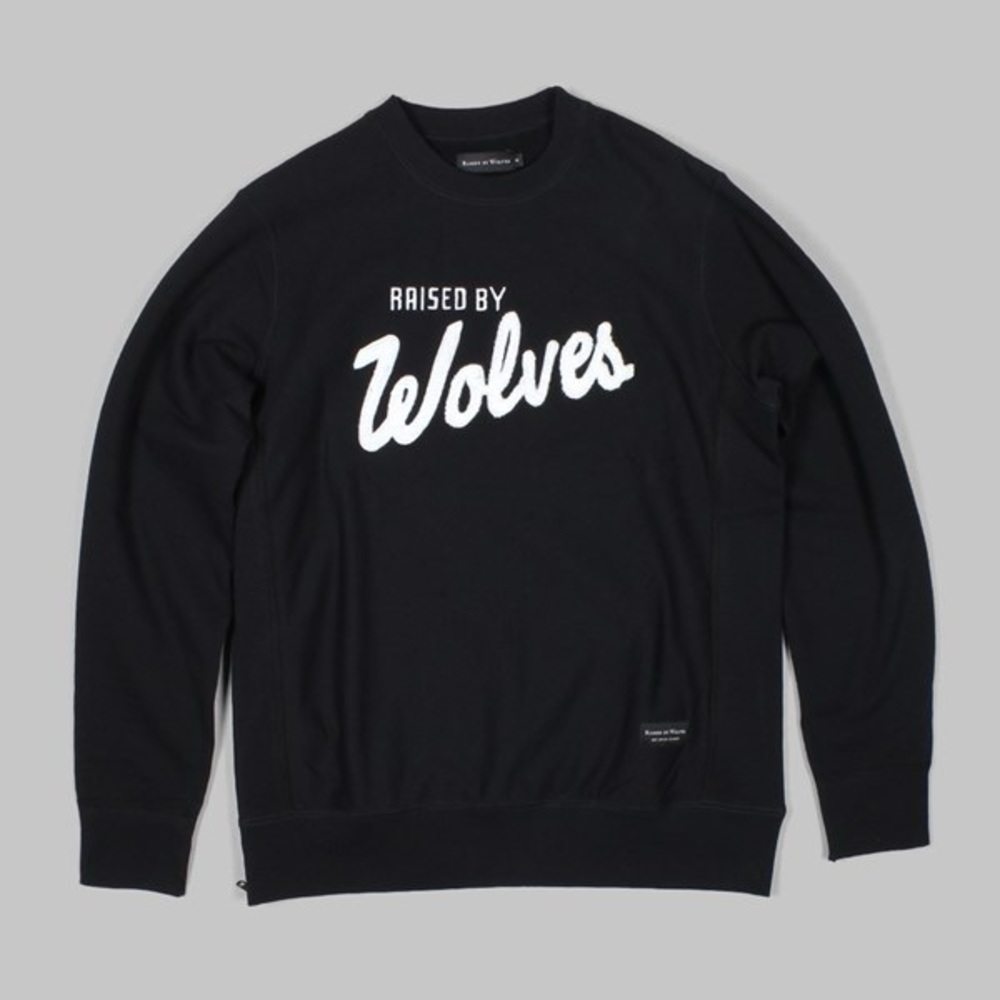 Raised by Wolves Varsity Crewneck